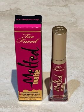 Too Faced Melted Matte Lipstick- It’s happening